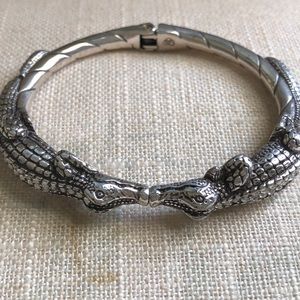 Brighton Silver Cuff Bracelet. Like new!